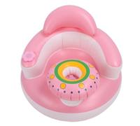 Siège Gonflable pour bébé de 3 à 36 Mois, Siège de Soutien pour bébé, Boîte à Musique Intégrée, Pompe à Air, canapé de Soutien Dorsal pour bébé, Chaise pour S'asseoir, Siège de