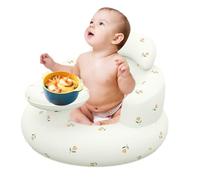 Siège Gonflable Pour Bébé, Siège Bébé À Pompe À Air Intégrée, Chaise D'été Pour Tout Petits, SiègePliant Pour Tout Petit, SiègeAu Sol, Chaise De Douche PourBébé S'asseoir 3 Mois