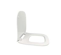 Siège Jacob Delafon - Struktura E20606 - Thermodur extra-plat avec descente progressive et amovible, charnières métalliques, couleur blanche