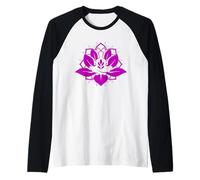 Siège Lotus pour médiation, Fleur Lotus, géométrie Namaste Manche Raglan