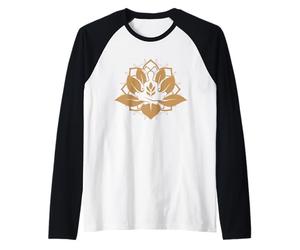 Siège Lotus pour médiation, Fleur Lotus, géométrie Namaste Manche Raglan