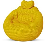 Siège massant MEDISANA Bubble sofa massant jaune RS200