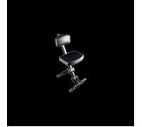 Quik Lok Tabouret DX/749 pour musiciens – dossier et repose-pieds, pliable, réglable, noir