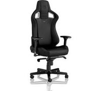 Noblechairs Chaise de gaming Epic – Cuir synthétique PU, dossier rembourré – Édition noire