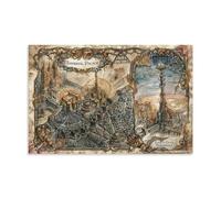 Siege of Terra Poster Warhammer Peinture décorative sur toile pour salon, chambre à coucher, art mural, impression photo moderne, décoration de salle familiale, 40 x 60 cm