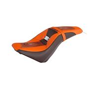 Siège passager de moto compatible avec Indian Scout 15-21 Sixty ABS 100th Anniversary(Orange)