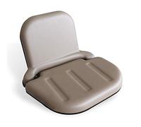 Siège passager en PVC pour John Deere séries 5E, 5M, 6E ou 6100D LVB25717, RE250427 avec ceinture automatique à 2 points, pliable, marron