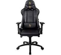 Siège PC Gamer Arozzi Verona Signature Cuir - Noir et Or Noir G