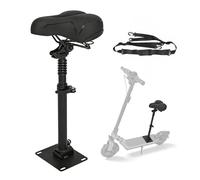 Siège Pliable réglable en Hauteur pour Trottinette électrique, Compatible Segway Ninebot F3 E3 E3Pro, Hauteur d’Assise 45-65 cm, siège amortissant avec Sangle de Transport et Bandes réfléchissantes