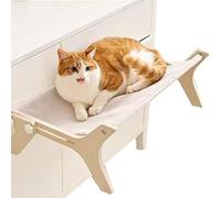 Siège pour chat, bloc chat perche, étagères de sécurité en bois, couette lavable en machine, siège reposant dans la maison, fournitures pour animaux de compagnie pour banc