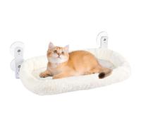 Siège pour chat monté sur la fenêtre, hamac pour chat mural : hamac pour chat pliable peu encombrant, ventouses solides, étagères pour chats chaudes et respirantes pour chats