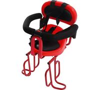 Siège pour enfants Siège arrière de sécurité pour vélo Monté à l'arrière avec coussin d'assise Pour 6 mois-6 ans,rouge
