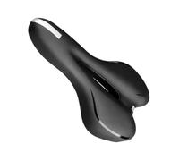 Siège pour vélo - Coussin de siège creux de rechange - Selles ventilées absorbant les chocs avec bande réfléchissante pour tourisme, VTT, vélo de route