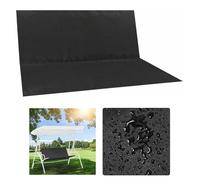 Siège rechange pour balancelle,148cm x 50cm x 50 cm,siège pour balançoire,Tissu Oxford 600D - protection pour banc à bascule,Noir