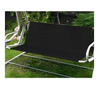 Siège Rechange pour Balançoire Hollywoodienne,Housse de Siège de Balançoire de Remplacement,Imperméables Tissu Oxford 600D Balançoires de Jardin Housse de Siège,Résistant (115 * 48 * 48cm,Noir)