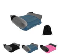 Siège rehausseur gonflable pour enfants - Coussin de siège de voiture portable avec maille respirante et design en PVC, facile à gonfler et à dégonfler pour avion, voiture, sac de rangement inclus