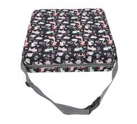 Siège Rehausseur pour Table à Manger, Coussin Rehausseur de Voyage Portable et étanche, 12,6 X 12,6 X 3,2 Pouces, Coussin de Siège Rehausseur Antidérapant Confortable pour bébé,