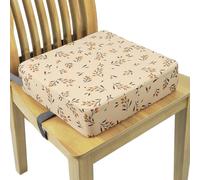 Siège rehausseur résistant aux éclaboussures avec motif imprimé - Coussin réglable en hauteur - Base antidérapante pour tables - Anti-éclaboussures avec boucles réglables - Fond antidérapant - Coussin