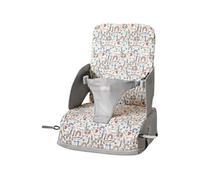 Nuby Siège réhausseur Safari – Harnais 3 points – Mousse imperméable – Dès 6 mois – Beige