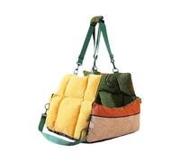 Siège Relevé Pour Chiens | 2-en-1 Doux Pour Chiens Et Chats Avec Poches Et Ceinture De Sécurité,Transport Pour Petits,Pour Voyage SUV Arrière Chiot Excursion Quotidienne Shopping