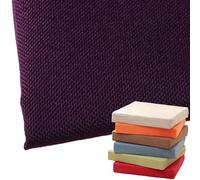Siège rond en mousse à mémoire de forme avec housse lavable pour salle à manger, cuisine, bar (violet, 56 x 56 x 8 cm)