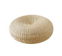 siège rond en paille, style japonais, siège du sol du Tatami tressé à la main, idéal pour le Zen