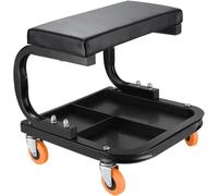 Siège roulant - Tabouret d'atelier pour réparation automobile, rangement d'outils mécaniques et établi roulant confortable, design durable pour la maison ou un usage professionnel