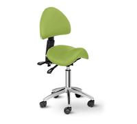 Siège-selle avec dossier - 550-690 mm - 150 kg - Light green
