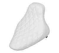 Siège Solo Compatible pour Softail Heritage Classic Flstc Springer Fxsts Fat Boy Flstf Motorcycle Driver Butt Bucket Style en Blanc