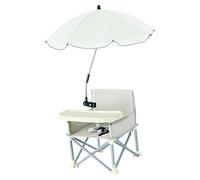Siège surélevé portable de voyage, siège surélevé portable - Siège surélevé pour table à manger, Chaise haute de voyage portable pliable avec parasols pour âgés de