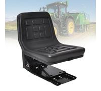 Siège Suspendu pour Tracteur avec Glissières Mobiles Siège Universel pour Chariot élévateur pour Tracteur Tondeuse Chargeuse Chariot Télescopique Rétrocaveuse Excavatrice Bulldozer