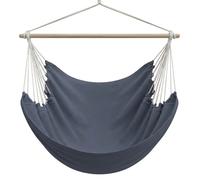 Siège Suspendu XXL en Toile Hamac jusqu'à 150 kg - 185 x 130 cm - Gris Anthracite