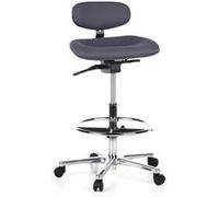 Siège technique / Tabouret technique / Tabouret à roulettes WORK MF, anthracite hjh OFFICE Multicolore G