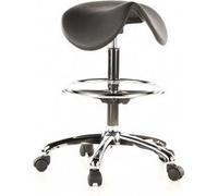 Siège technique/ Tabouret technique / Tabouret pivotant TOP WORK 13, mousse rigide, noir, chromé Multicolore G