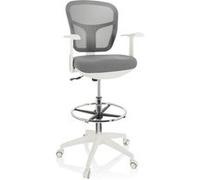 Siège technique / Tabouret technique TOP WORK 108 W Tissu maille/Tissu gris hjh OFFICE Gris G