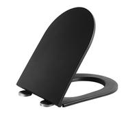 Siège Tilet standard 46 x 36 cm, facile à nettoyer, libération rapide, réglable à 360°, urée-frmaldéhyde durable, design de fixation Mdern Tp pour une installation sans effort