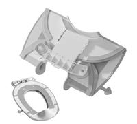 Siège Toilette Enfant Couvercle À Ventouse Antidérapant Pliable Portable