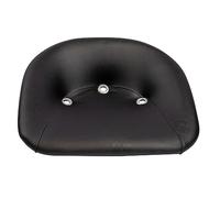 Siège Universel Ama en éco-cuir noir : Siège agricole avec dossier fixe, 484x500x190 mm, Made in Italy