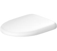 Siège WC Duravit Architec avec charnières SoftClose acier inoxydable, blanc, 0069690000
