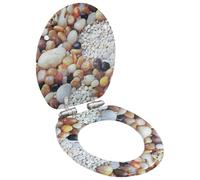 Siège WC MDF Couvercle à Fermeture en Douceur Étoile de Mer Cuvette vidaXL