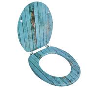 Siège WC MDF Couvercle à Fermeture en Douceur Étoile de Mer Cuvette vidaXL