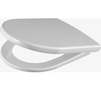 Siège WC SUBLINE avec couvercle, avec fixation par emboîtement, blanc