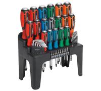 Sealey Tournevis S01106 – Set 44 pièces à frapper, clé hexagonale et embouts