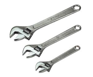 Siegen S0448 Clé Réglable Set 3pc 150, 200 Et 250mm