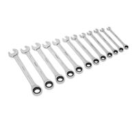 Siegen S0634 Clé Mixte à Cliquet Set 12pc Métrique