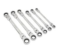 Siegen S0806 Tête Flexible Double Embout liquet Set 6pc Métrique