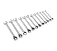 Siegen S0840 Réversible Clé Mixte à Cliquet Set 12pc Métrique