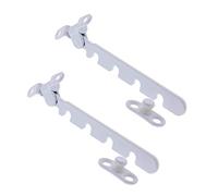 Siegenia sigenia Lot de 2 butoirs de fenêtre pour fenêtre, régulateur de basculement, protection contre les surtensions et l'inclinaison, fenêtre coulissante et basculante, blanc