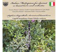 Siegenthaler - Italian Masterpieces for Clarinet Or Basset Horn