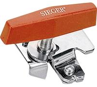Westmark Ouvre-boîte compact Siegerboy 7,8 cm Acier chromé Plastique Argent/Rouge